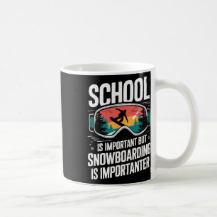Snowboarding Lover Humour Design Funny Snowboarder Coffee Mug