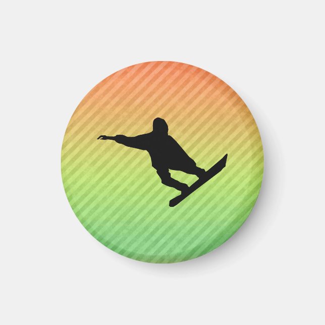 Snowboarding Magnet (Front)