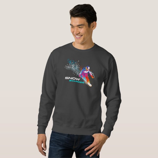 Snowboarding | Men's Sweatshirt (Front Full)