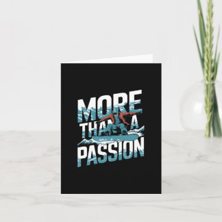 Snowboarding More Than A Pion Extreme Sports Desig Card