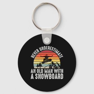 Snowboarding Never Underestimate An Old Man With A Key Ring