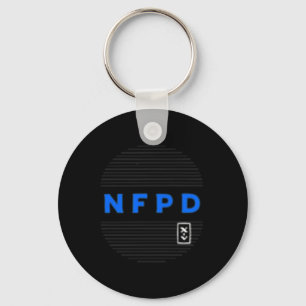 Snowboarding No Friends On Powder Day  Key Ring