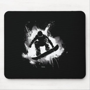 Snowboarding Nose Grab Trick Mouse Pad