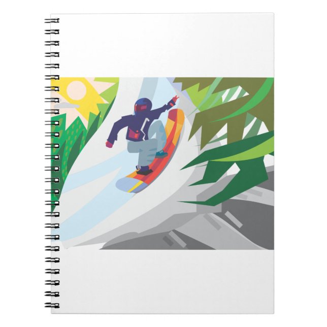 Snowboarding Notebook (Front)