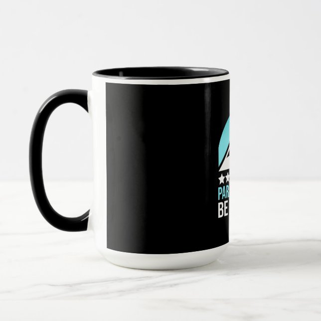 Snowboarding Paradise Has To Be Tropical Mug (Left)