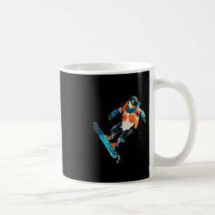 Snowboarding Penguin Winter Sports Fun  Coffee Mug