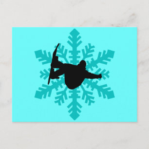 Snowboarding Postcard