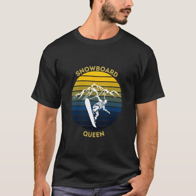 Snowboarding Queen T-Shirt (Front)