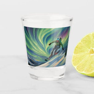 Snowboarding Shot Glass