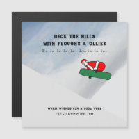 Snowboarding Ski Resort Christmas Card