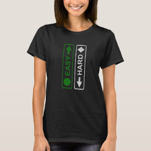 Snowboarding Skiing I'm Easy And I'm Hard Inspired T-Shirt