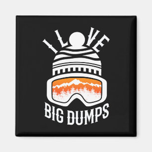 Snowboarding Skiing Snowboard Funny Snowboarder Magnet