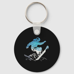 Snowboarding Snowboard 10  Key Ring