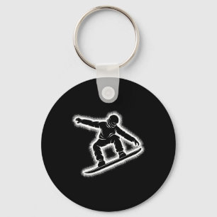 Snowboarding Snowboard Boys Kids Mens 1  Key Ring