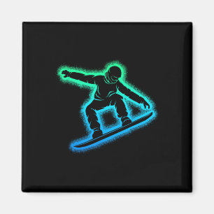 Snowboarding Snowboard Boys Kids Mens Magnet