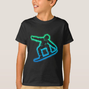 Snowboarding Snowboard Boys Kids Mens  T-Shirt