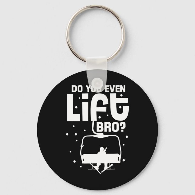 Snowboarding Snowboard Funny Snowboarder 1  Key Ring (Front)