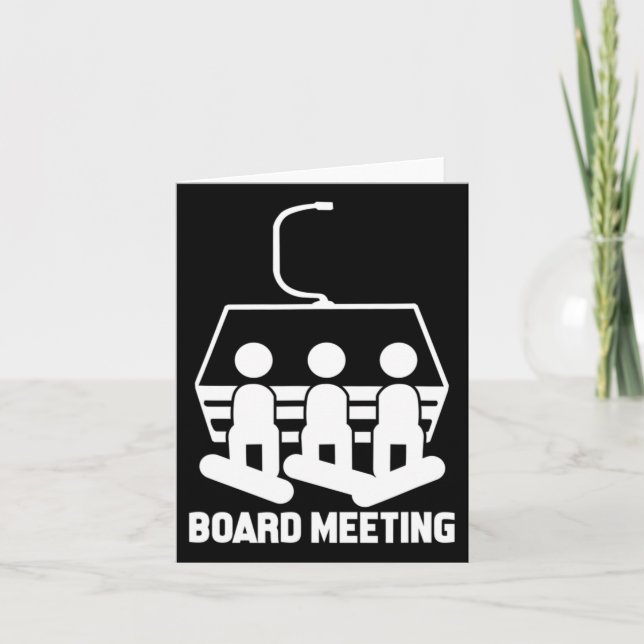 Snowboarding Snowboard Funny Snowboarder  Card (Front)