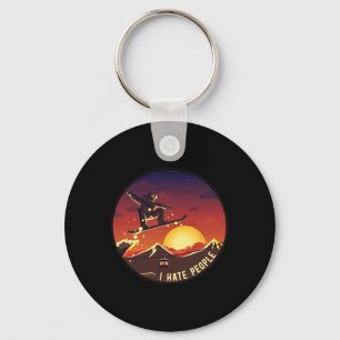 Snowboarding Snowboard  Key Ring