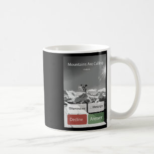 Snowboarding Snowboard Mobile Phone Display Vintag Coffee Mug