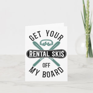 Snowboarding Snowboard Ski Skiing Card