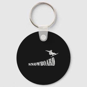 Snowboarding Snowboard Snowboard  Key Ring
