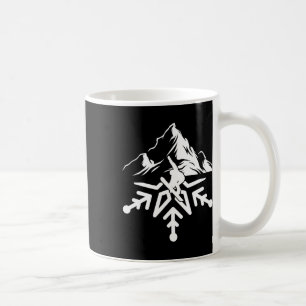 Snowboarding Snowboard Snowflake Vintage Retro  Coffee Mug
