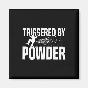 Snowboarding Snowboard Triggered By Powder 1 Magnet