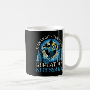 Snowboarding Snowboard Turn Right Turn Left Repeat Coffee Mug