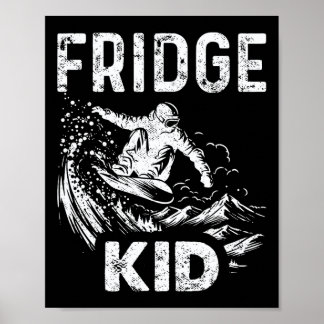 Snowboarding Snowboard Vintage Fridge Kid  Poster