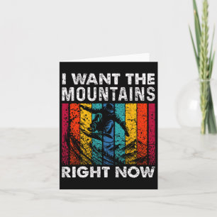 Snowboarding Snowboard Vintage Retro I Want The Mo Card