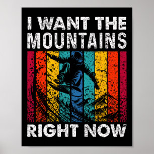 Snowboarding Snowboard Vintage Retro I Want The Mo Poster