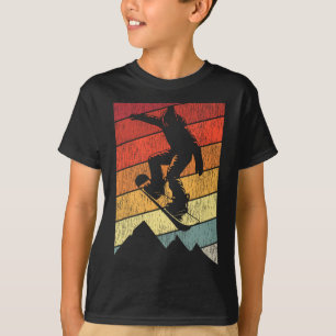 Snowboarding Snowboard Vintage Retro Mountain 1 T-Shirt