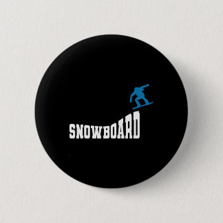 Snowboarding Snowboard Vintage Retro Snowboard 2  6 Cm Round Badge