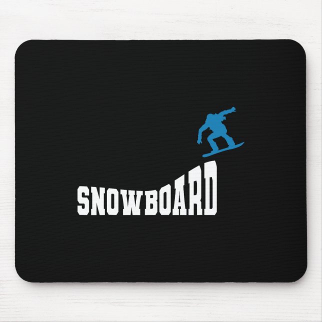Snowboarding Snowboard Vintage Retro Snowboard 2  Mouse Pad (Front)