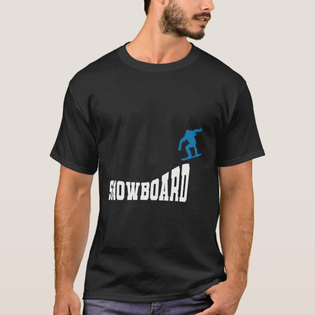 Snowboarding Snowboard Vintage Retro Snowboard 2  T-Shirt (Front)