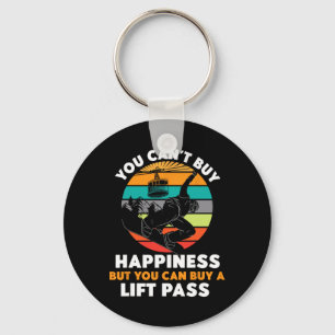 Snowboarding Snowboard Vintage Ski Lift Retro You  Key Ring