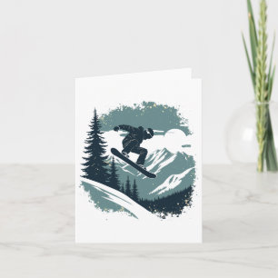 Snowboarding Snowboarder 2 Card