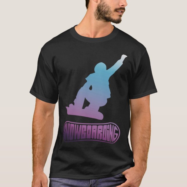 Snowboarding Snowboarder T-Shirt (Front)