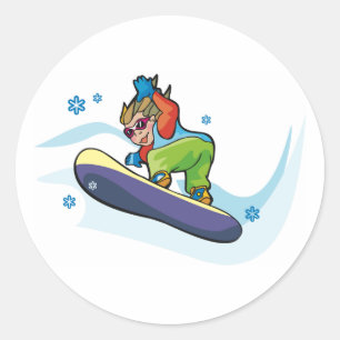 Snowboarding Stickers