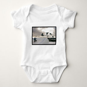 Snowboarding Tricks Baby T-Shirt Baby Bodysuit