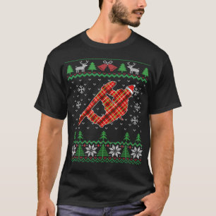 Snowboarding Ugly Christmas Snowboard T-Shirt