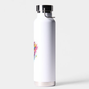 Snowboarding Unicorn (1) Water Bottle