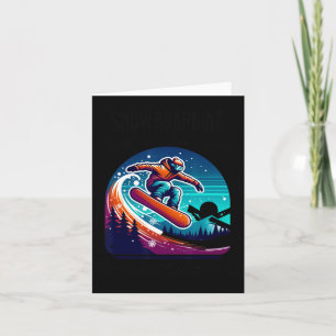 Snowboarding Unscheduled Gravity Checks  Card