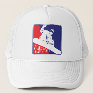 Snowboarding, USA Trucker Hat