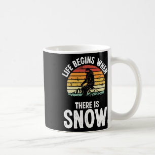 Snowboarding Vintage Snow Ski Slope Retro Snowboar Coffee Mug