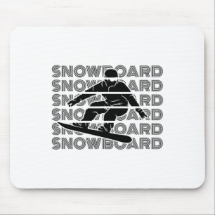 Snowboards Snowboarding Men Snowboarder Snowboard  Mouse Pad