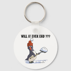 Snowbound Penguin Key Ring