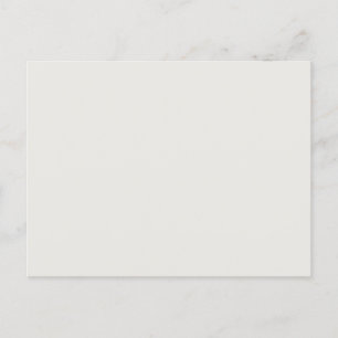 Snowbound Solid Colour Postcard