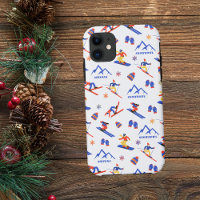 Snowbowl Arizona Mountain Ski Snowboard Pattern